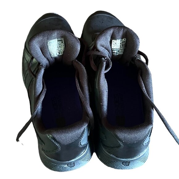 Men's Shoes for Crews Black Slip & Oil Resistant Sneakers, Size USA 9 - Picture 7 of 10